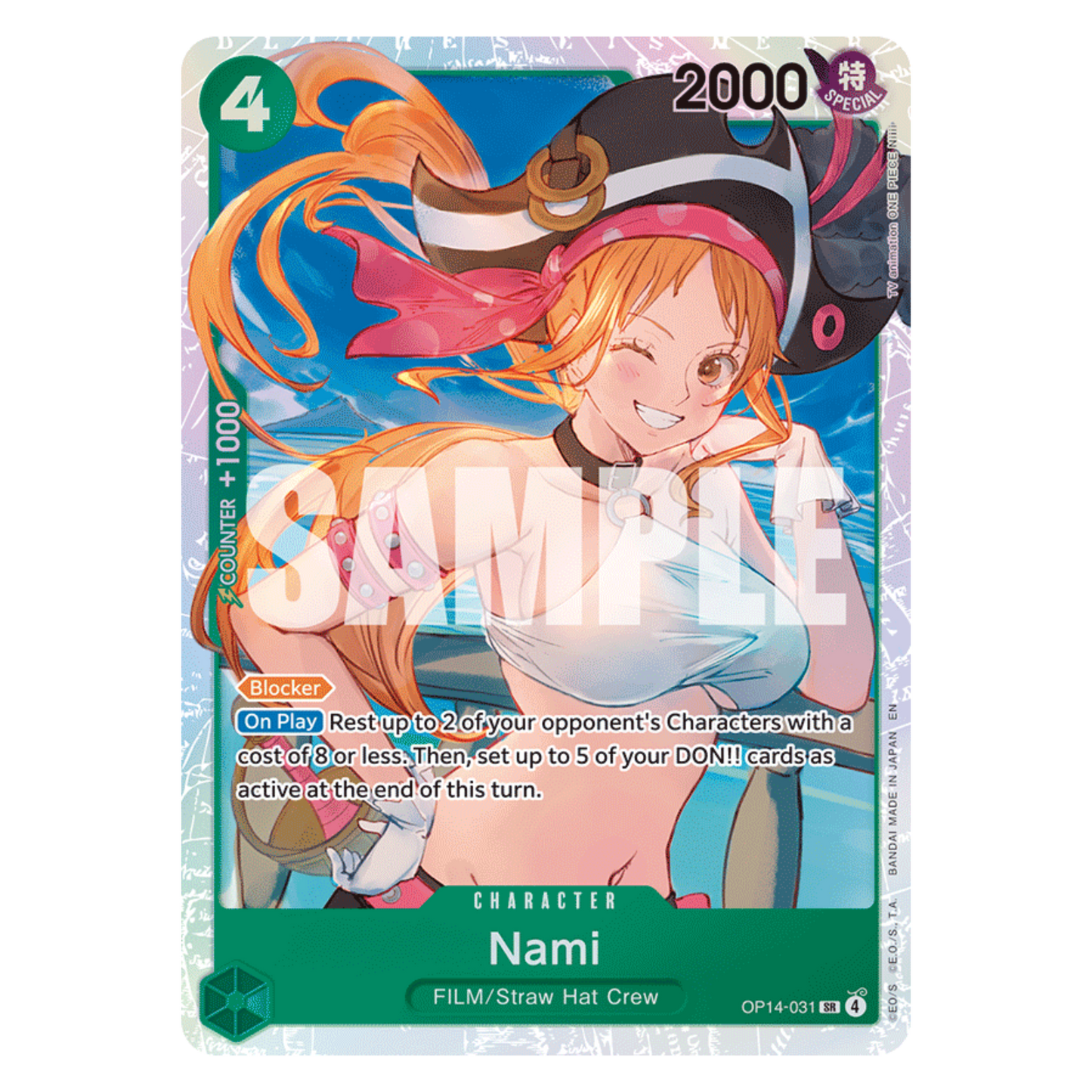 NAMI (OP14 031) SR - THE AZURE SEA´S SEVEN - ENGLISH