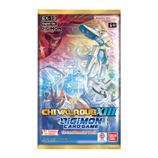 DIGIMON EX13 "CHIVALROUS XIII" BOOSTER BOX - ENGLISH (SEALED) - Fridam Store
