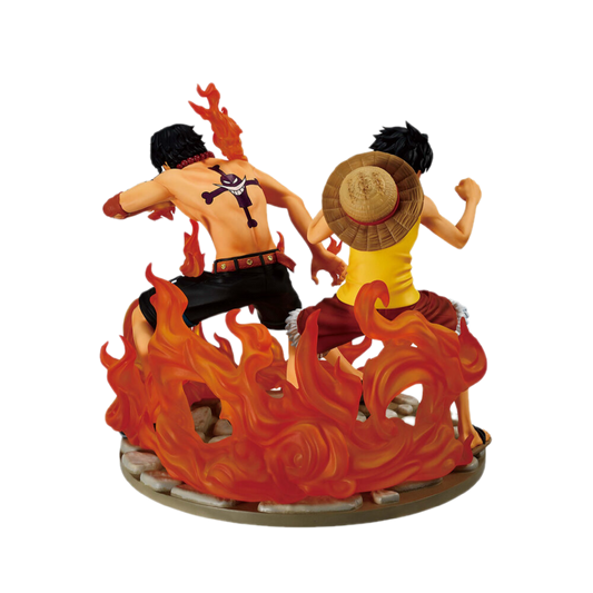 FIGURA ONE PIECE ACE & LUFFY ICHIBANSHO - BANPRESTO - Fridam Store