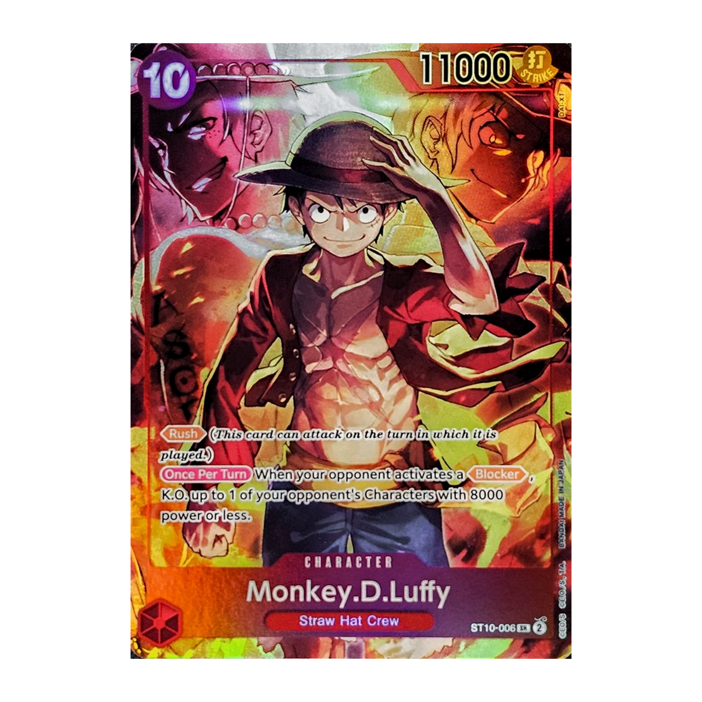MONKEY D. LUFFY (ST10 006) - TREASURE BOOSTER SET - INGLÉS - Fridam Store