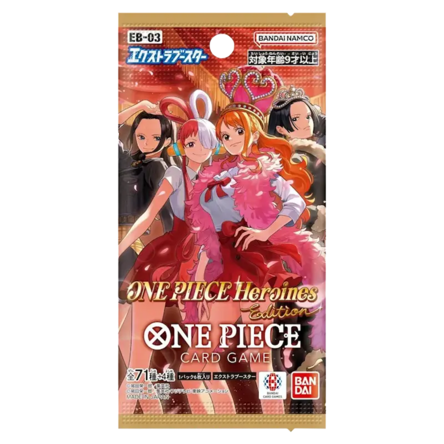 ONE PIECE EB03 BOOSTER PACK "HEROINES EDITION" - JAPONÉS - Fridam Store