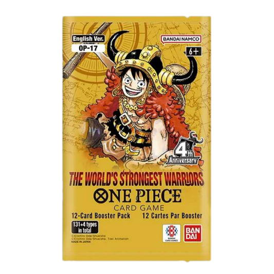 ONE PIECE OP17 BOOSTER BOX "THE WORLD STRONGEST WARRIORS" - INGLÉS (SELLADO) - MAX. 2 PER CUSTOMER - Fridam Store
