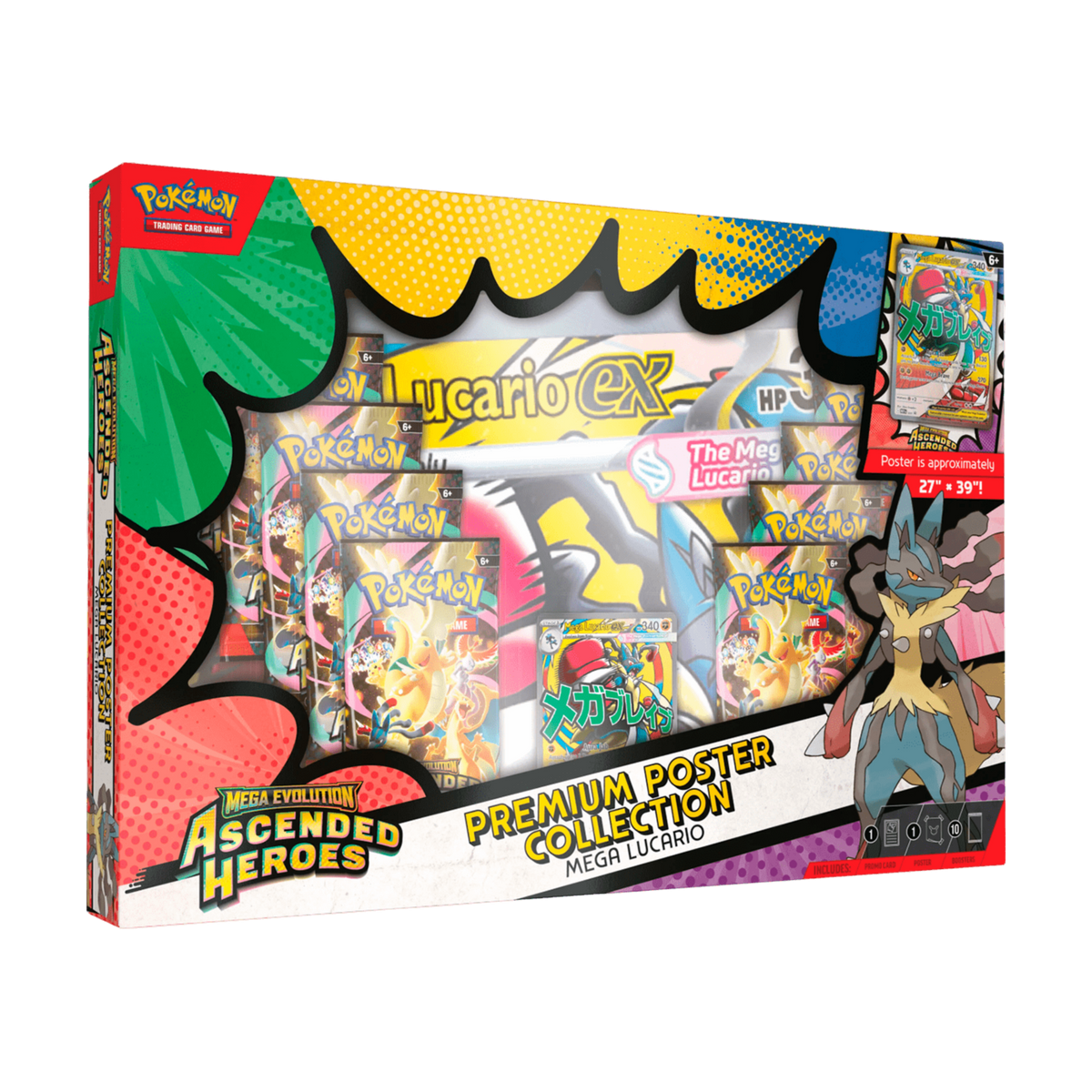 POKEMON PREMIUM POSTER COLLECTION (LUCARIO) - ENGLISH - Fridam