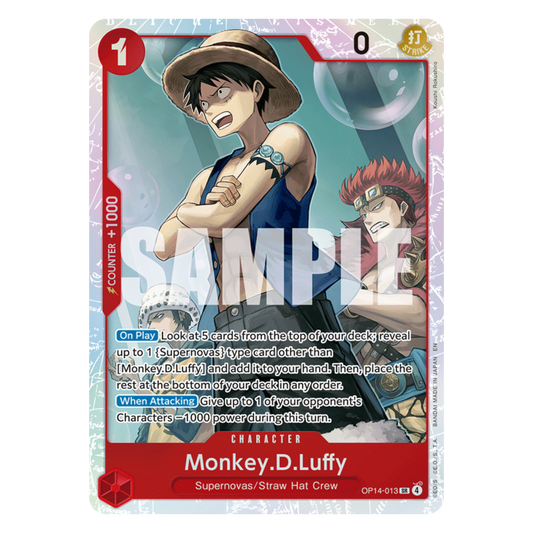 MONKEY D. LUFFY (OP14 013) SR - THE AZURE SEA´S SEVEN - ANGLAIS
