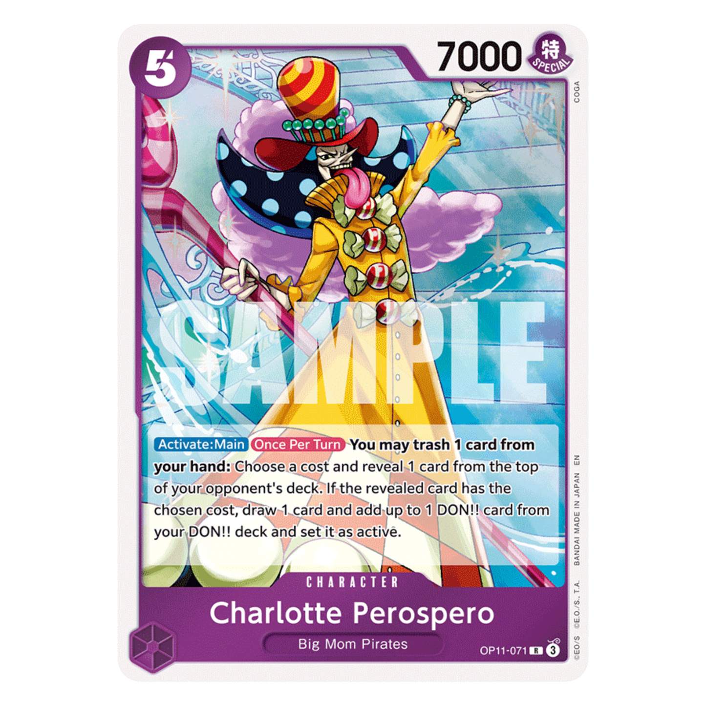 CHARLOTTE PEROSPERO (OP11 071) R - UN POING DE VITESSE DIVINE - ANGLAIS