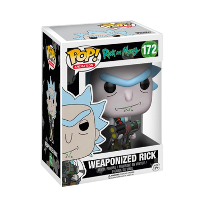 FUNKO POP RICK AND MORTY - WEAPONIZED RICK (REGULÄR + CHASE) #172