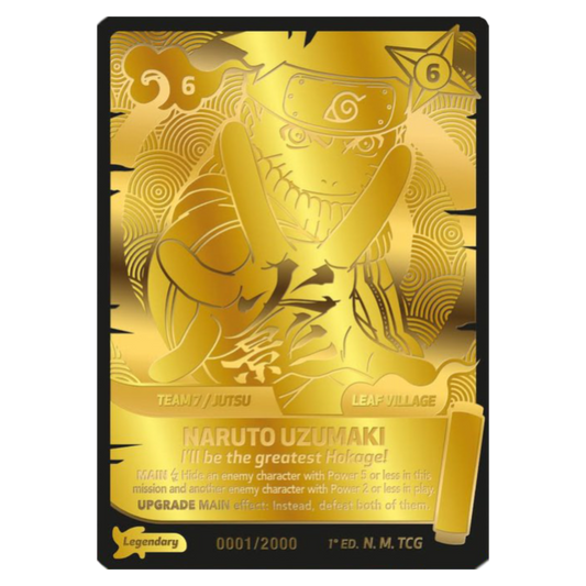 PRÉCOMMANDE - Coffret booster Naruto Mythos 1ère édition - Version anglaise