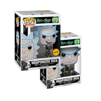 FUNKO POP RICK AND MORTY - WEAPONIZED RICK (REGULÄR + CHASE) #172