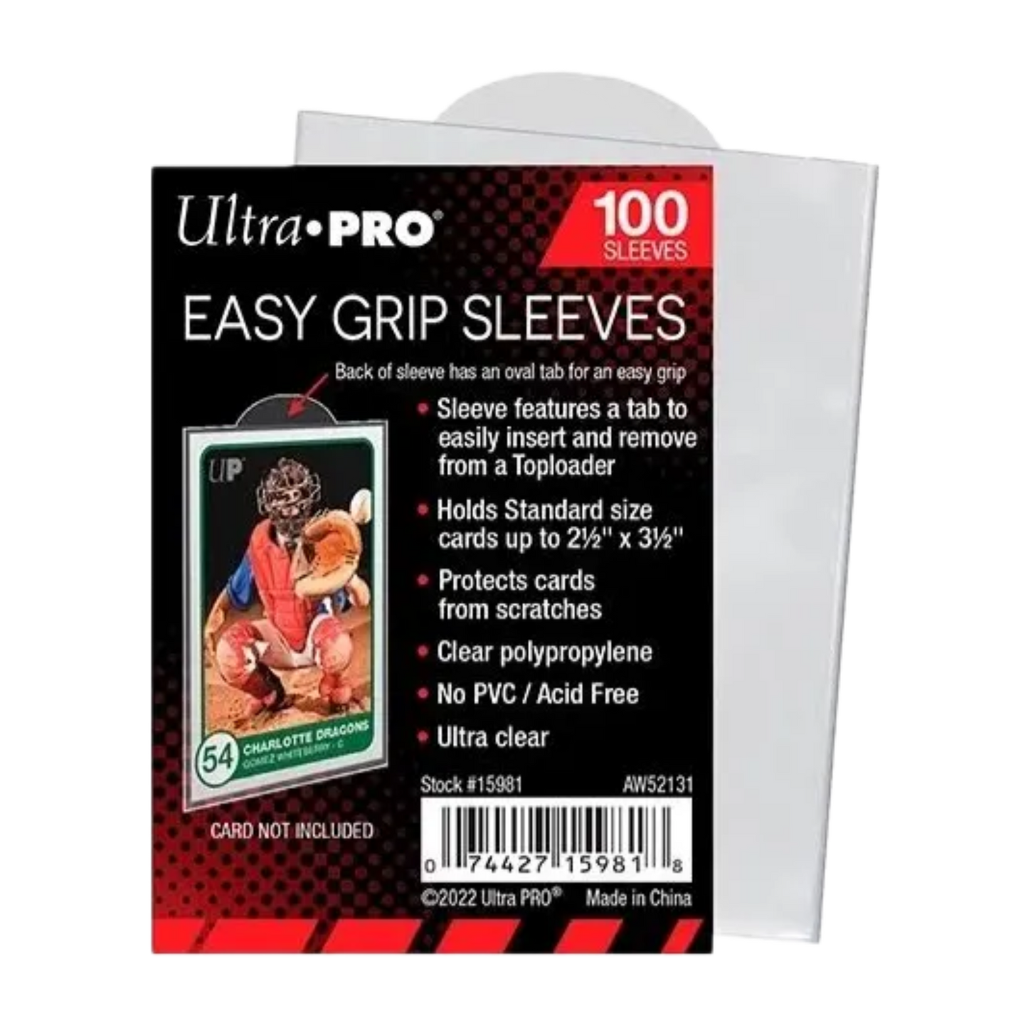 EASY GRIP SLEEVES (x100) - ULTRA PRO