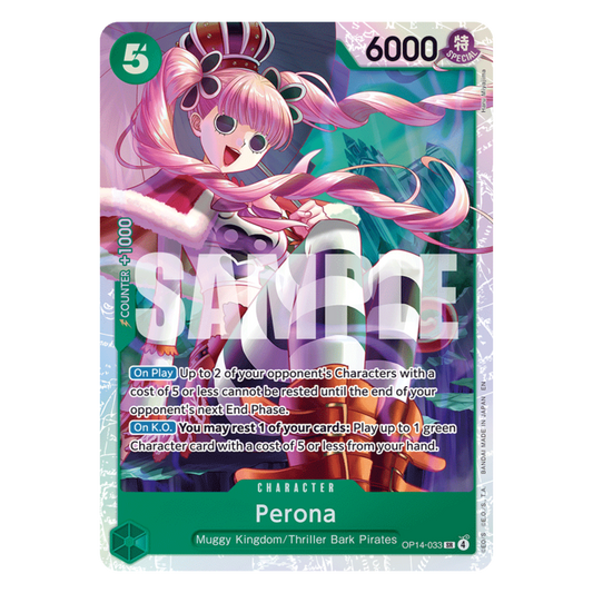 PERONA (OP14 033) SR - THE AZURE SEA´S SEVEN -  ENGLISH