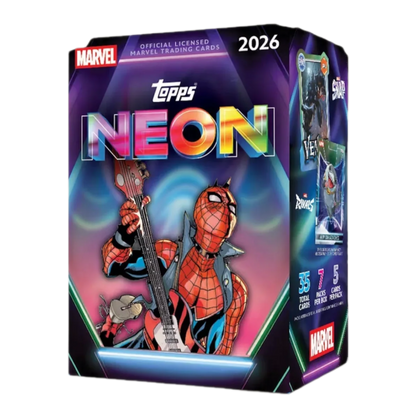 TOPPS MARVEL NEON 2026 VALUE BOX – ENGLISCH (VERSIEGELT)