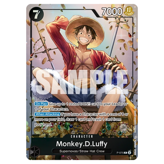MONKEY D. LUFFY (P075) - TS02 COLLECTION - ANGLAIS