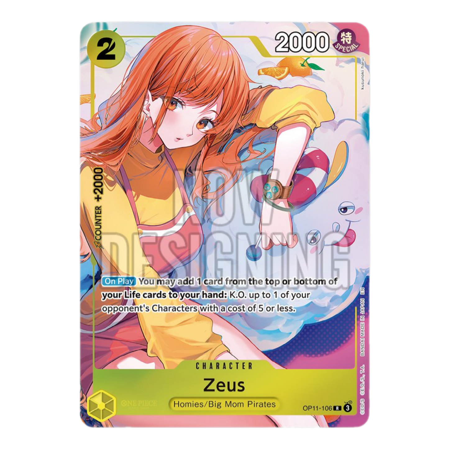 TAPIS DE JEU NAMI & ZEUS (BANDAI CARD GAMES FEST 24/25) - ONE PIECE