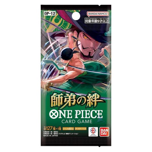 ONE PIECE OP12 BOOSTER PACK "LEGACY OF THE MASTER" - JAPANESE