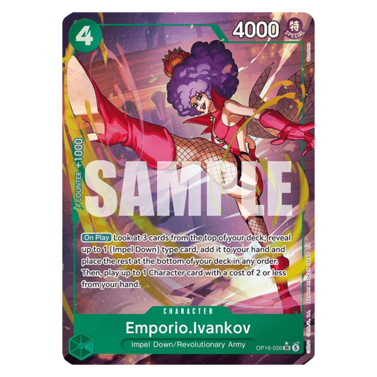 EMPORIO IVANKOV (OP16 026) ALT ART - THE TIME OF BATTLE - ENGLISH
