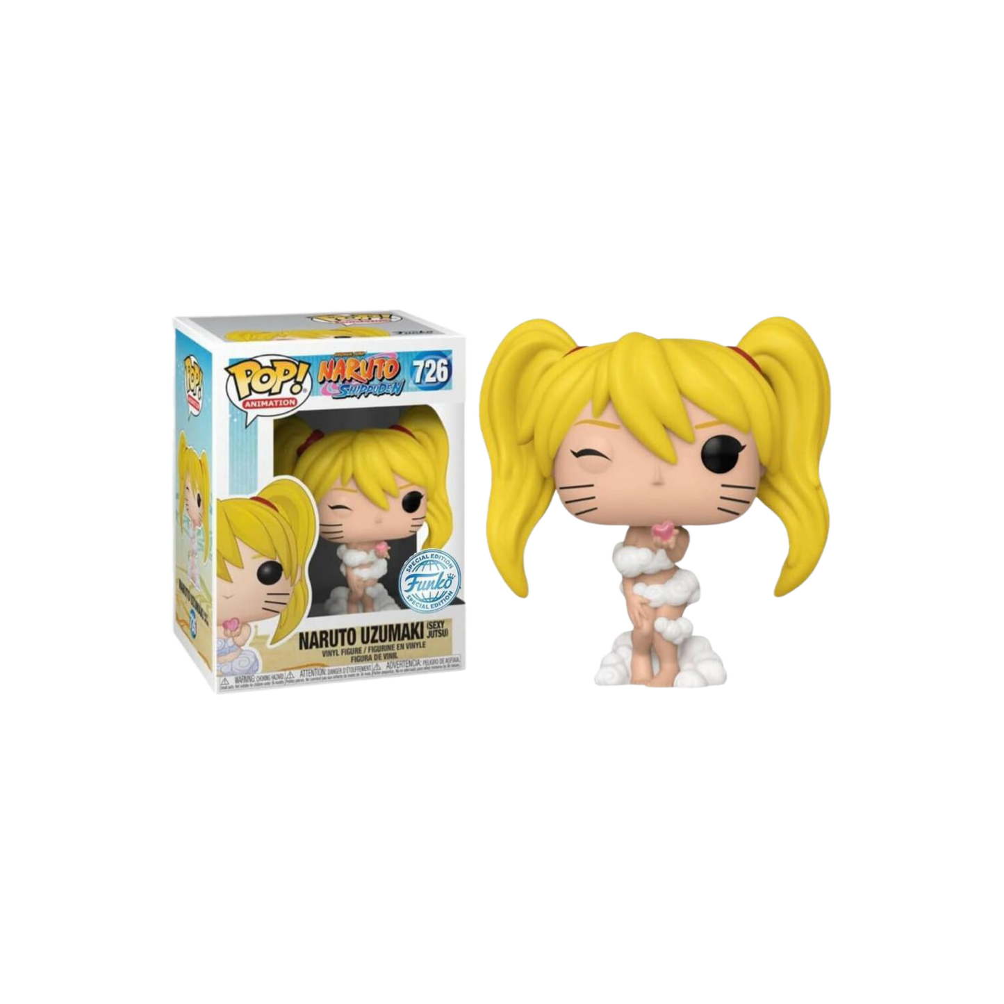 FUNKO POP ÉDITION SPÉCIALE NARUTO - NARUTO UZUMAKI SEXY JUTSU #726
