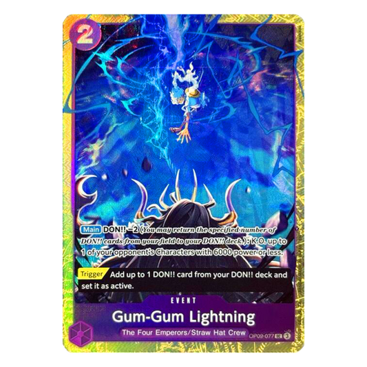 GUM-GUM LIGHTNING (OP09 077) - BEST SELECTION VOL.4 - ENGLISH