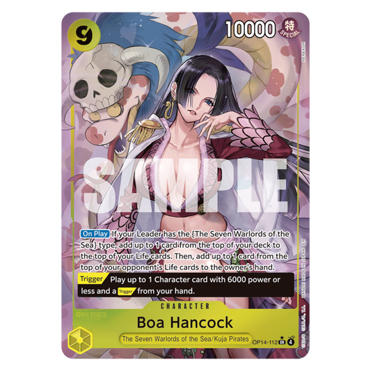 BOA HANCOCK (OP14 112) SR ALT ART - THE AZURE SEA´S SEVEN -  ENGLISH