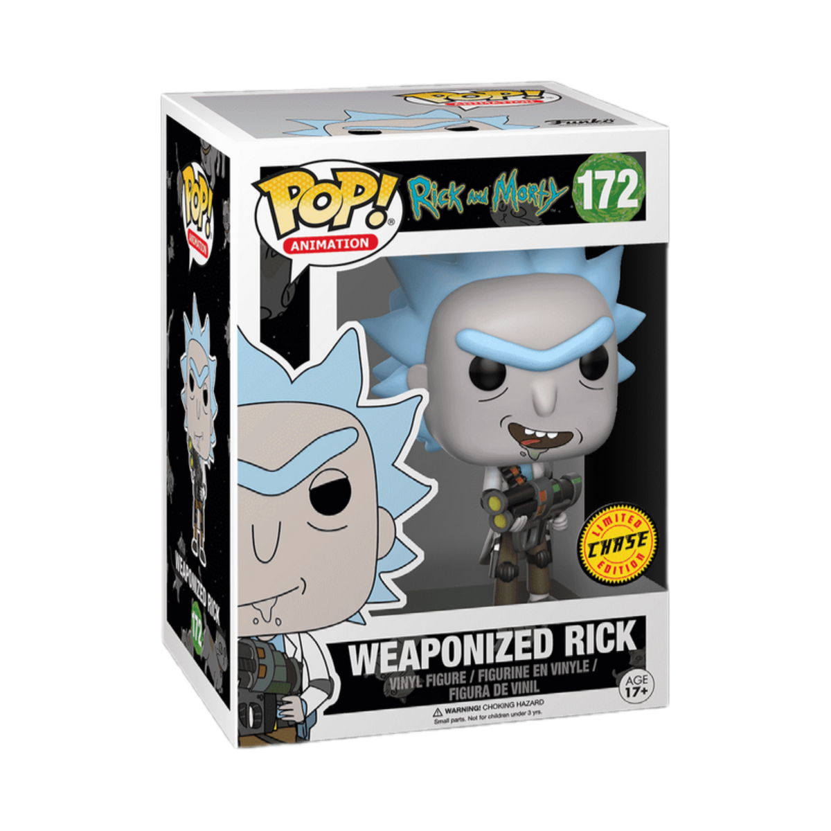 FUNKO POP RICK AND MORTY - WEAPONIZED RICK (REGULÄR + CHASE) #172