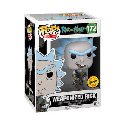 FUNKO POP RICK AND MORTY - WEAPONIZED RICK (REGULÄR + CHASE) #172