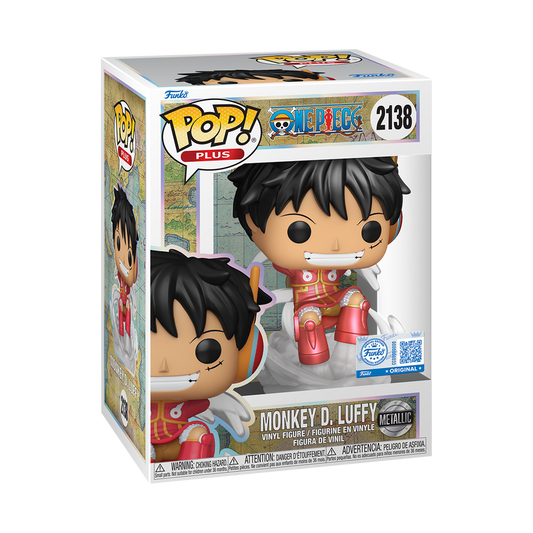 FUNKO POP ONE PIECE (METALLIC) - MONKEY D. LUFFY #2138
