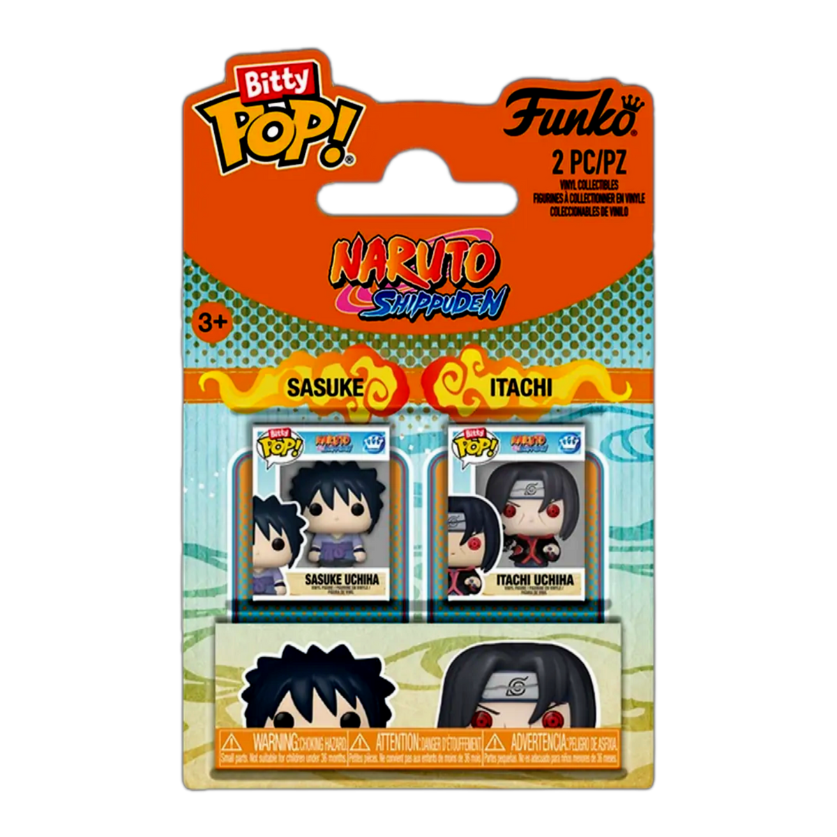 BITTY POP NARUTO - SASUKE & ITACHI DOUBLE PACK - Fridam Store