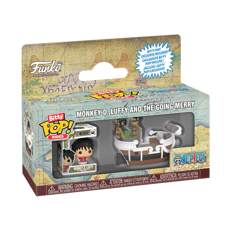 BITTY POP ONE PIECE - MONKEY D. LUFFY & MERRY - Fridam Store