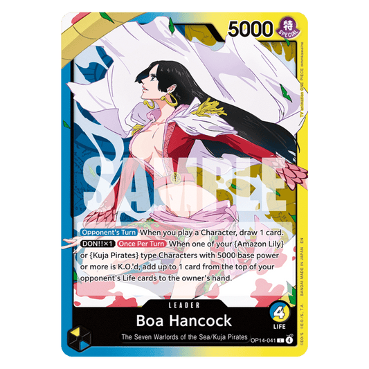 BOA HANCOCK (OP14 041) LEADER - THE AZURE SEA'S SEVEN - INGLÉS - Fridam Store