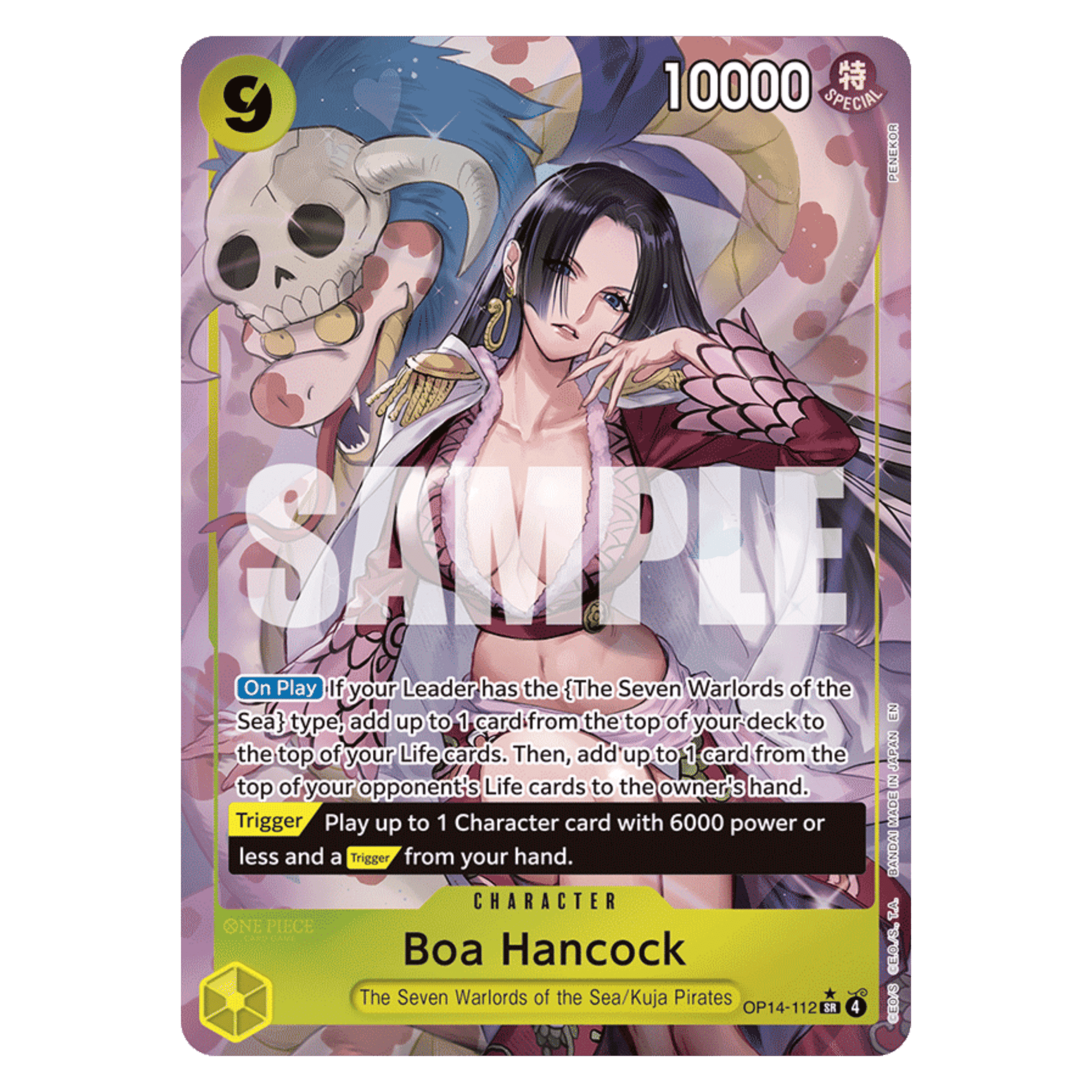 BOA HANCOCK (OP14 112) SR ALT ART - THE AZURE SEA´S SEVEN - INGLÉS - Fridam Store