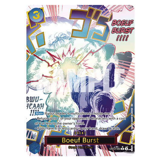 BOEUF BURST BGS 9.5 (OP12 060) MANGA EVENT - LEGACY OF THE MASTER - INGLÉS - Fridam Store