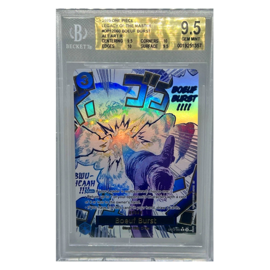 BOEUF BURST BGS 9.5 (OP12 060) MANGA EVENT - LEGACY OF THE MASTER - INGLÉS - Fridam Store