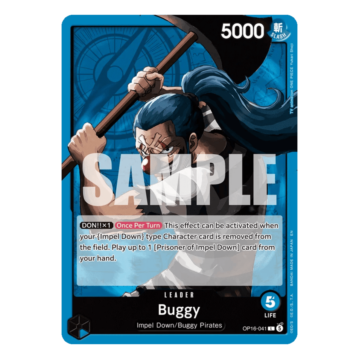 BUGGY (OP16 041) LEADER - THE TIME OF BATTLE - INGLÉS - Fridam Store
