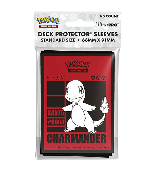 CHARMANDER CARD SLEEVES (x65) - POKEMON - Fridam Store