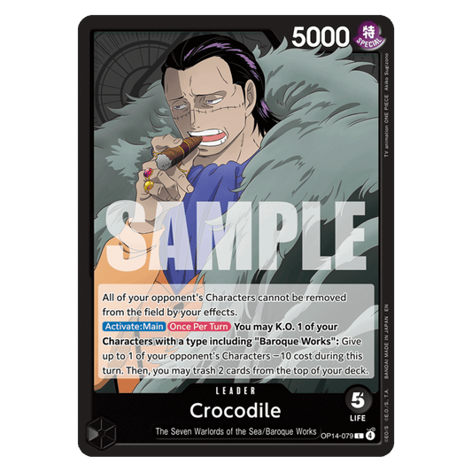 CROCODILE (OP14 079) LEADER - THE AZURE SEA'S SEVEN - INGLÉS - Fridam Store