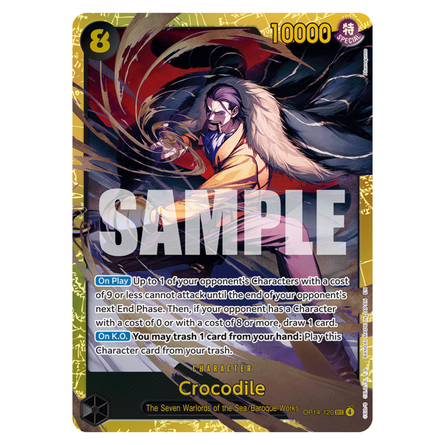 CROCODILE (OP14 120) SEC - THE AZURE SEA´S SEVEN - INGLÉS - Fridam Store