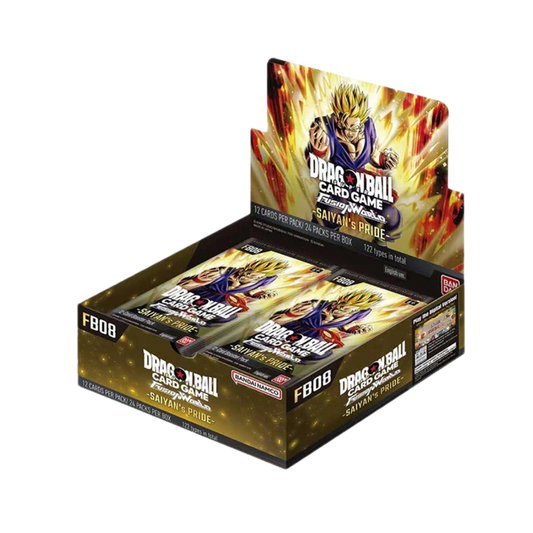 DB FUSION WORLD FB08 BOOSTER BOX "SAIYAN'S PRIDE" - INGLÉS (SELLADO) - Fridam Store