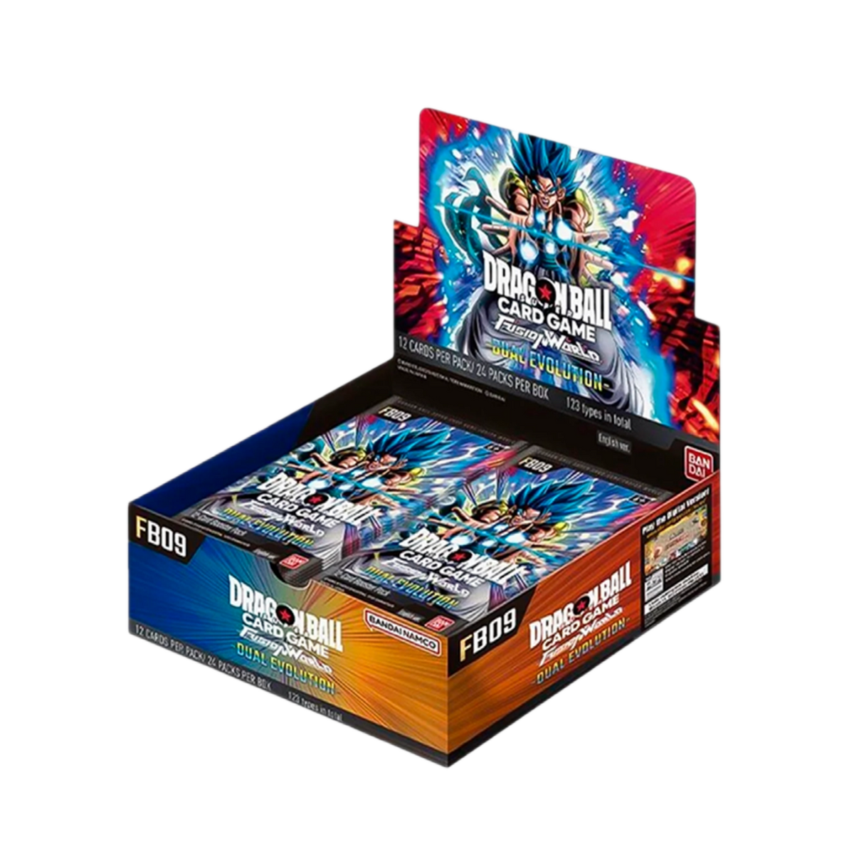 DB FUSION WORLD FB09 BOOSTER BOX "DUAL EVOLUTION" - INGLÉS (SELLADO) - Fridam Store