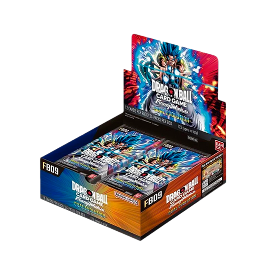 DB FUSION WORLD FB09 BOOSTER BOX "DUAL EVOLUTION" - INGLÉS (SELLADO) - Fridam Store