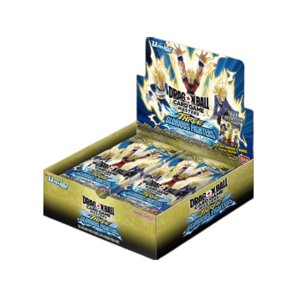 DB MASTERS B30 BOOSTER BOX "THREE GLORIOUS FIGHTERS" - INGLÉS (SELLADO) - Fridam Store
