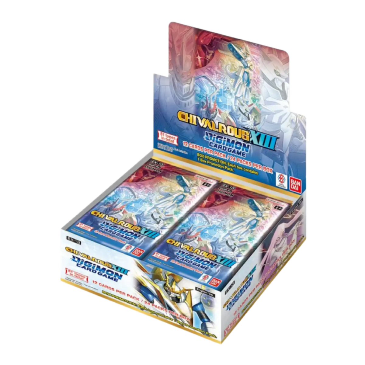 DIGIMON EX13 "CHIVALROUS XIII" BOOSTER BOX - ENGLISH (SEALED) - Fridam Store