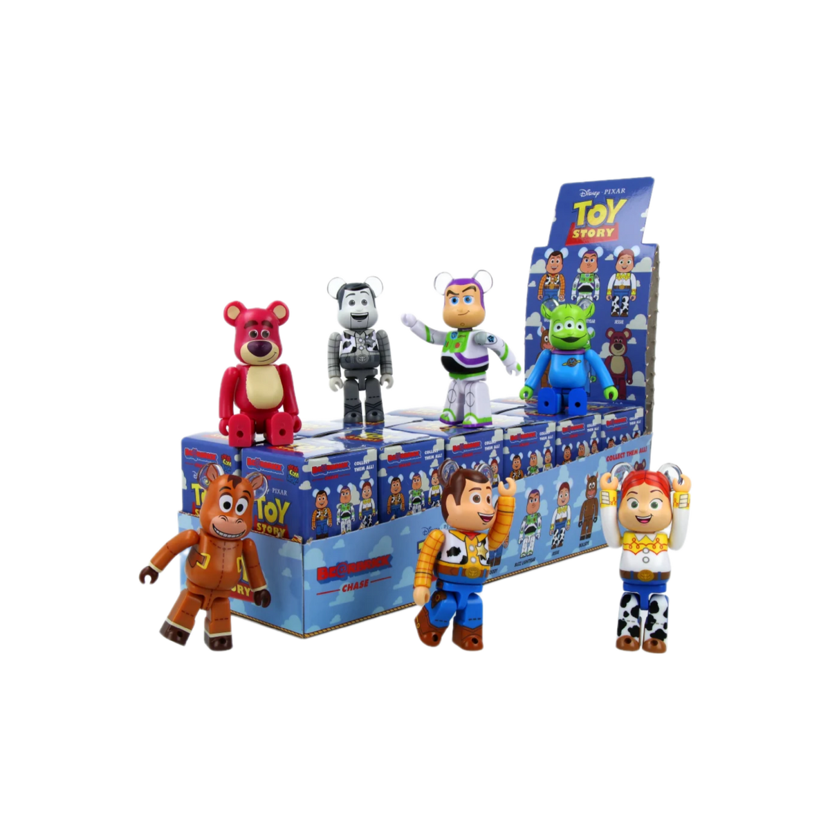 DISNEY TOY STORY BE@RBRICK (100%) - DISPLAY (x12PCS) - Fridam Store