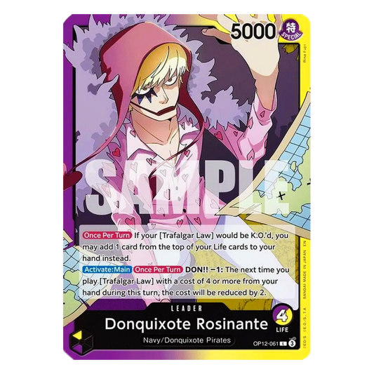 DONQUIXOTE ROSINANTE (OP12 061) LIDER - LEGACY OF THE MASTER - INGLÉS - Fridam Store