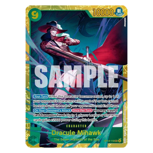 DRACULE MIHAWK (OP14 119) SEC - THE AZURE SEA'S SEVEN - INGLÉS - Fridam Store