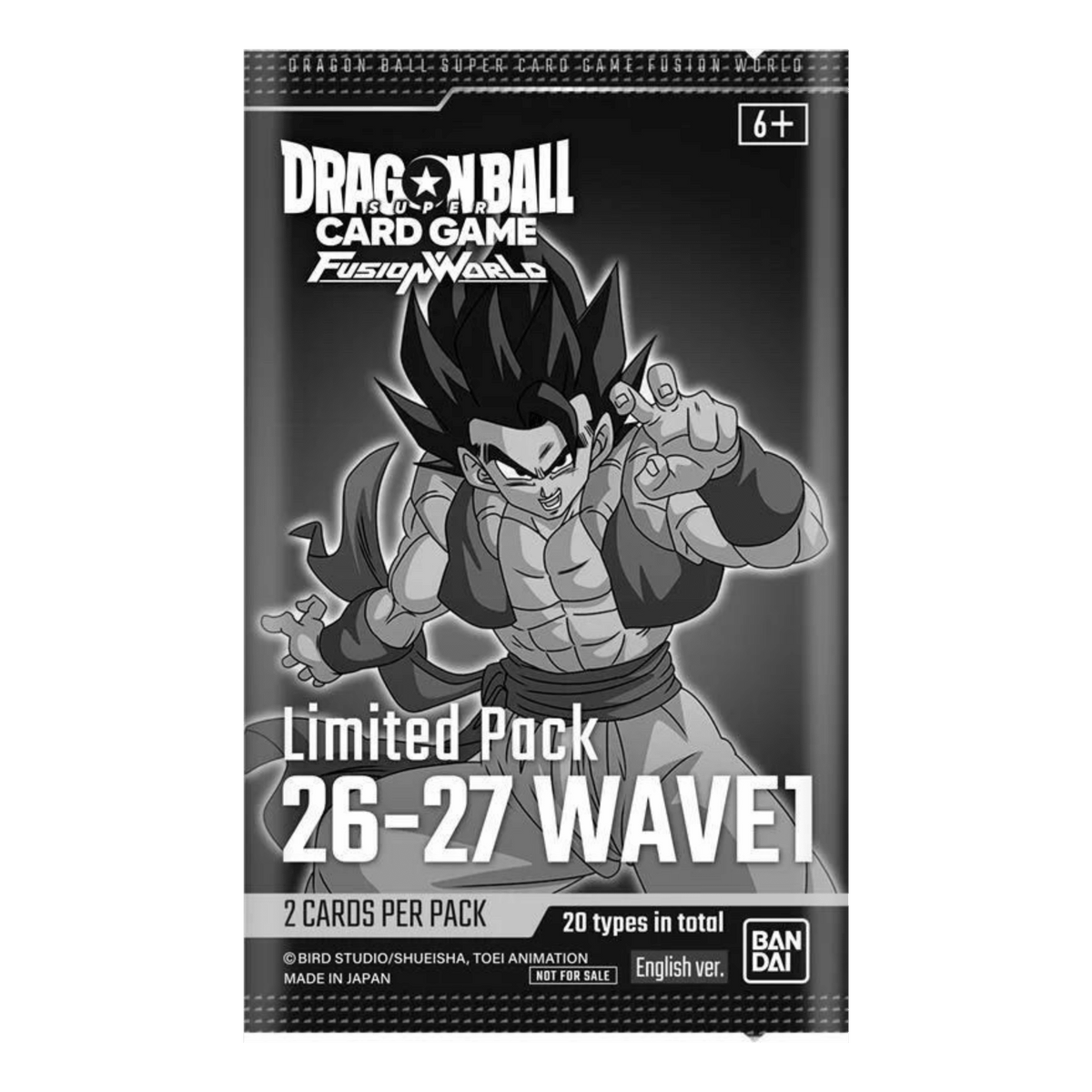 DRAGON BALL FUSION WORLD LIMITED PACK 26/27 WAVE 1 - INGLÉS - Fridam Store