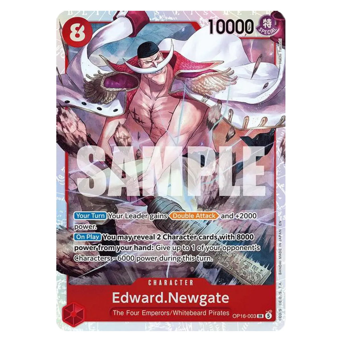 EDWARD NEWGATE (OP16 003) SR - THE TIME OF BATTLE - INGLÉS - Fridam Store