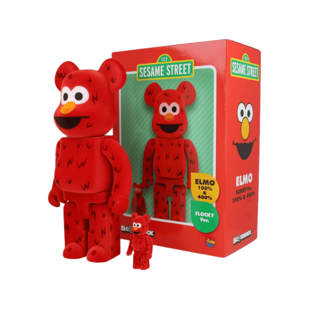 ELMO FLOCKY BE@RBRICK (400% + 100%) - Fridam Store
