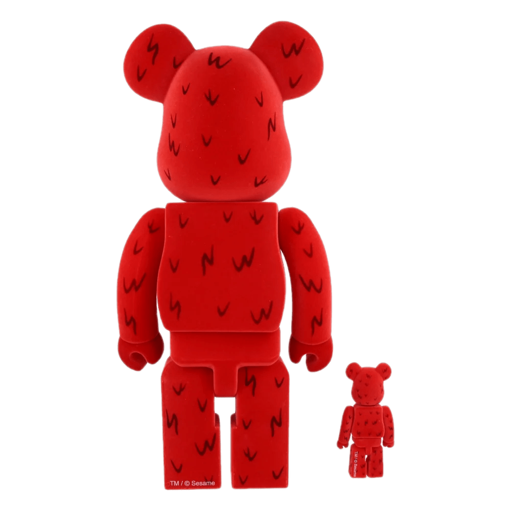 ELMO FLOCKY BE@RBRICK (400% + 100%) - Fridam Store