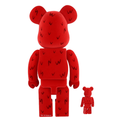 ELMO FLOCKY BE@RBRICK (400% + 100%) - Fridam Store