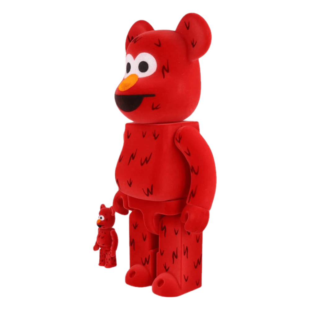 ELMO FLOCKY BE@RBRICK (400% + 100%) - Fridam Store