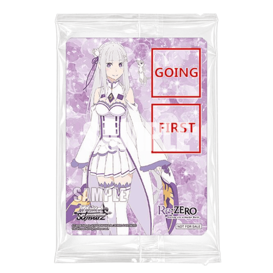 EMILIA "GOING FIRST" CARD - RE:ZERO VOL.3 - PROMO - INGLÉS (SELLADO) - Fridam Store